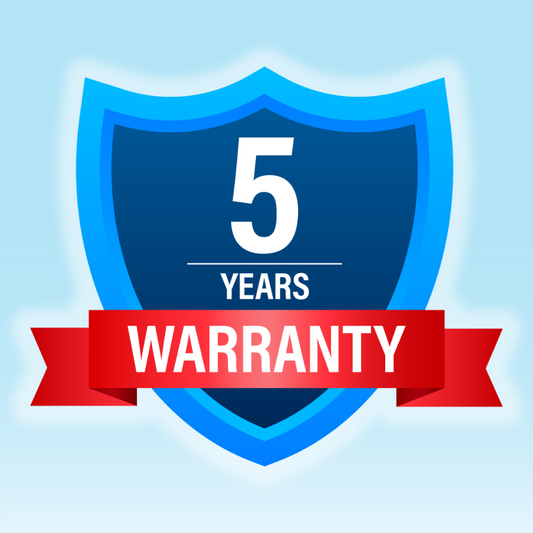 5 Year Warranty